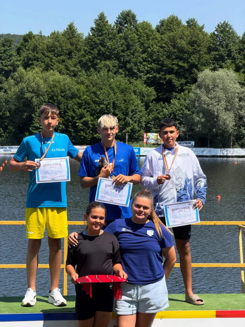 Kaiaciştii şi canoiştii de la CSŞ Galaţi pe podium