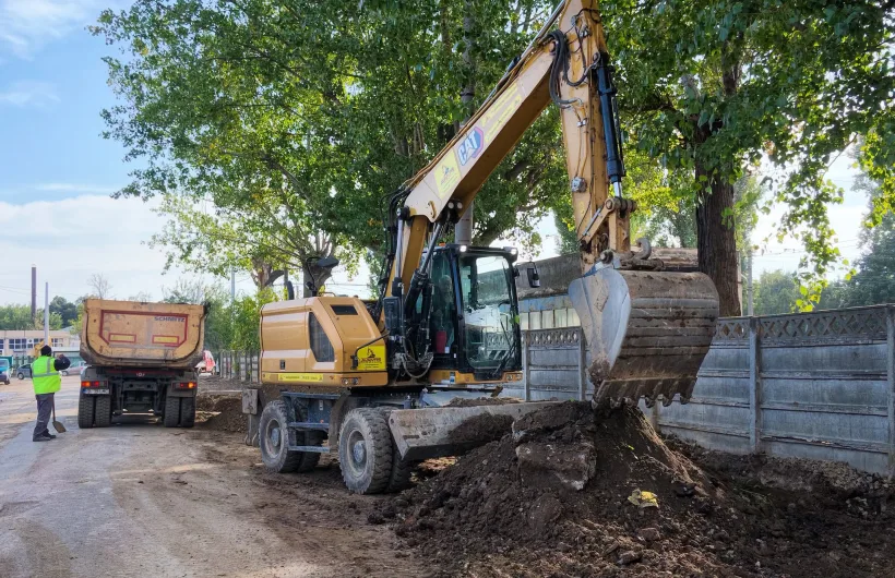 Strada Ștefan cel Mare din Galați, în plin proces de modernizare. Investiție de 138 de milioane de lei, din fonduri europene