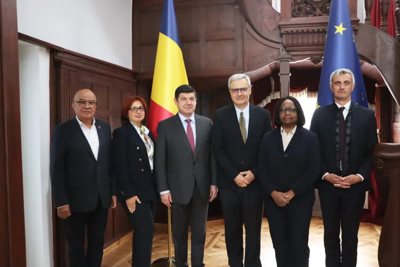 Costel Fotea a primit vizita ambasadorului Franței. Industria navală, cercetarea și educația, printre priorități