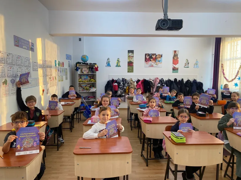 Cangurașul matematician, un concurs internațional primit cu bucurie de școlarii Școlii 28 din Galați