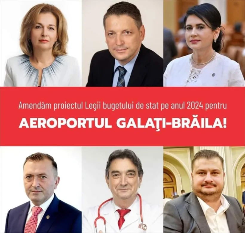 Deputatul Viorica Sandu: Susținem dezvoltarea județului Galați și cel mai important obiectiv: aeroportul Galați-Brăila