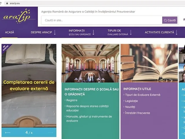 Începe acreditarea ARACIP a școlilor
