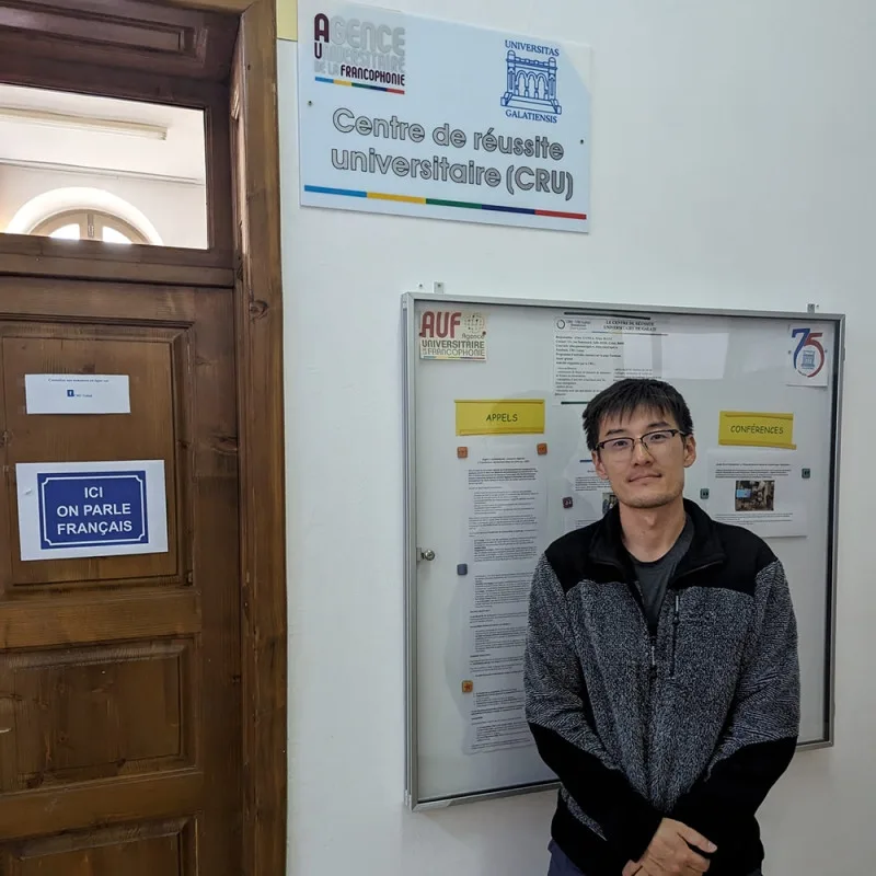 Stagiar de limba franceză, la Facultatea de Litere din Galați