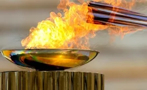 Flacăra olimpică a ajuns pe Croazetă