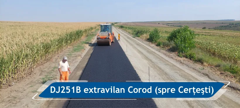 Costel Fotea: Drumul de la Corod către Cerțești se transformă într-un drum sigur și modern