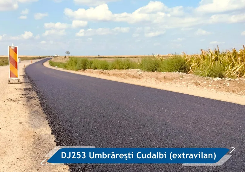 Costel Fotea: Se asfaltează pe DJ253, între Umbrărești și Cudalbi