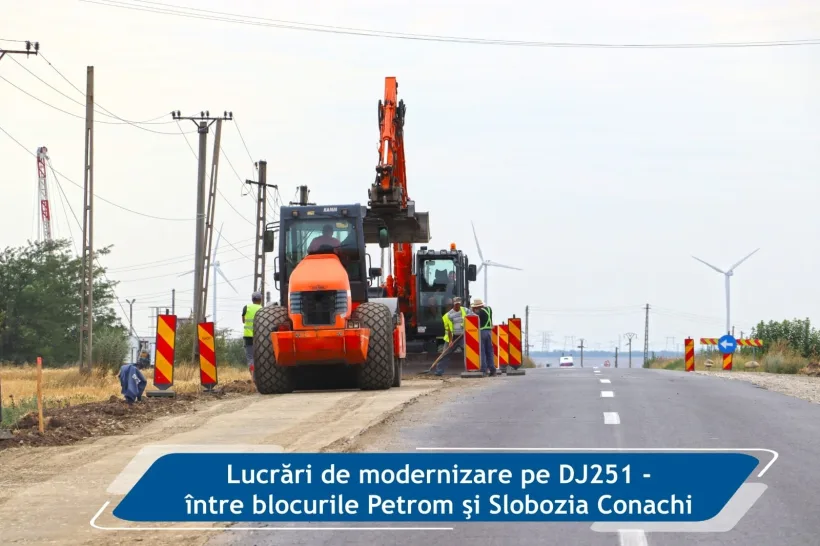 Președintele CJ Galați: Se lucrează pe DJ 251, unul dintre cele mai circulate drumuri din județ