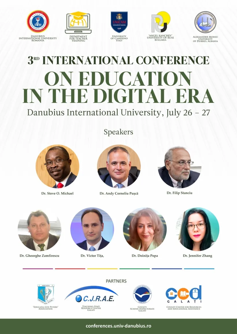 Conferința Internațională privind Educația în Era Digitală, Ediția a III-a, la „Danubius”
