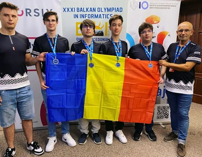 Un licean gălățean performer cu lotul României la Olimpiada Balcanică de Informatică