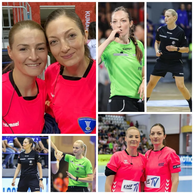 Premieră pentru arbitrajul românesc: Cristina şi Simona vor oficia la Campionatul Mondial de handbal masculin 2025n