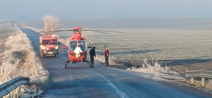 Accident cu cinci victime în județul Galați. Elicopterul SMURD chemat la fața locului