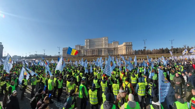Protest de amploare al polițiștilor: 15.000 de angajați, în stradă
