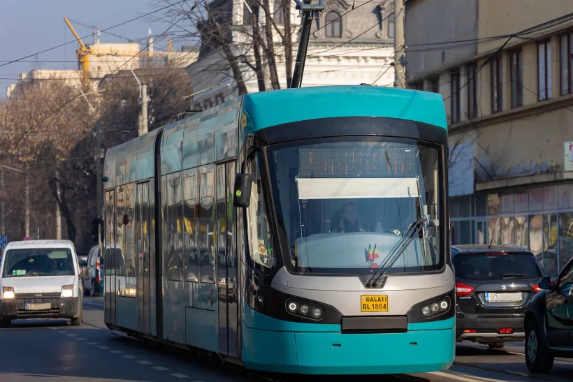 Primele tramvaie din noul lot de 10 au intrat pe trasee la Galați