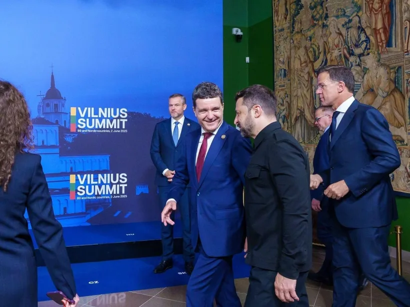 Nicuşor Dan, la Summitul B9 de la Vilnius: România va continua să fie alături de Ucraina