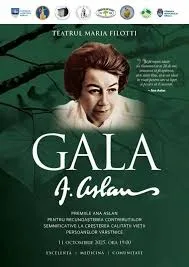 Gala Ana Aslan 2025, în octombrie, la Brăila