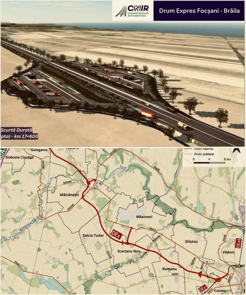 S-a semnat contractul pentru Drumul Expres Brăila-Focșani