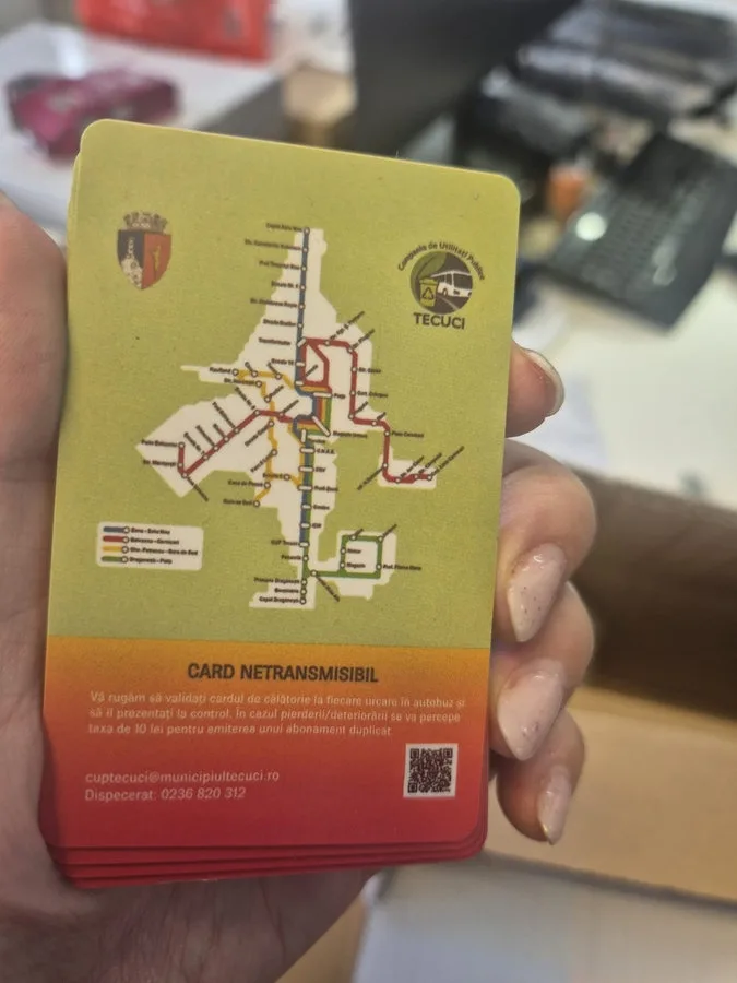 Sistem e-ticketing, testat la Tecuci
