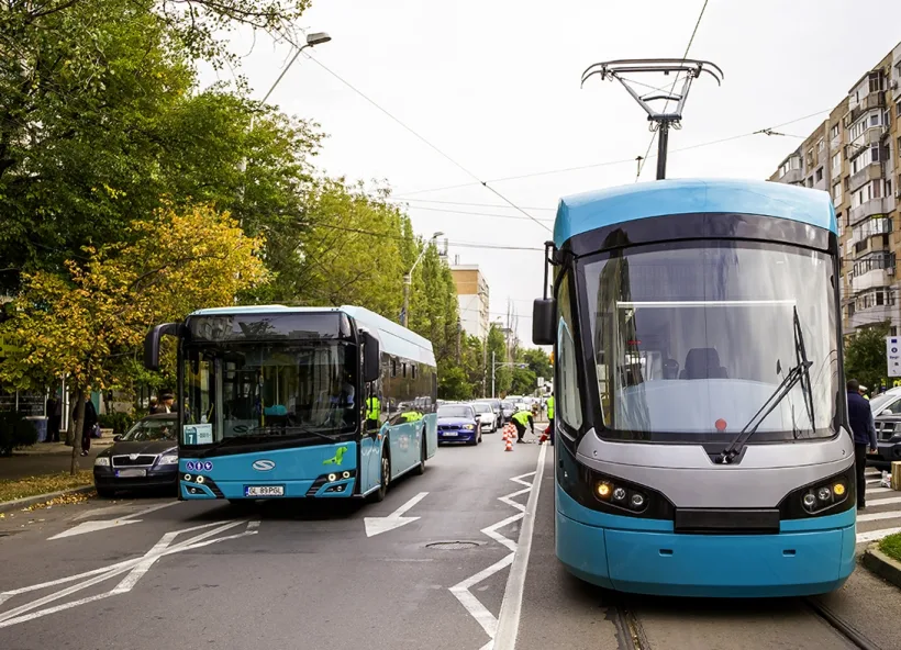 Sâmbătă, în Galați, tramvaie și troleibuze înlocuite cu autobuze