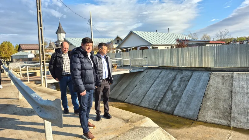Costel Fotea: Podurile și drumul de pe DJ 251, refăcute după inundațiile din 2024