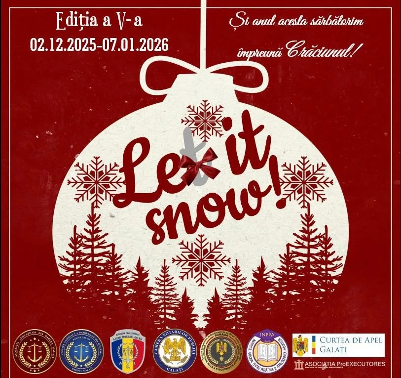 Proiectul „Lex it Snow” al magistraților gălățeni, la a cincea ediție
