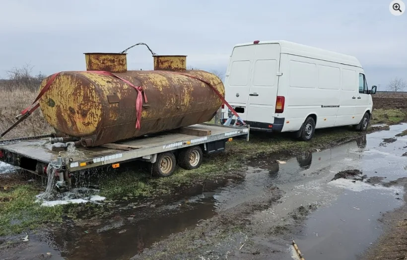 Scandal ecologic la Grivița: ape uzate aruncate în câmp, firmă amendată cu 6.000 de lei