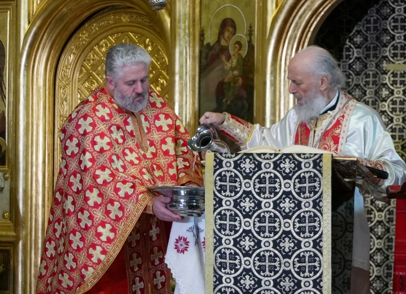 Ritualul spălării picioarelor din Joia Mare de la Catedrala din Galați