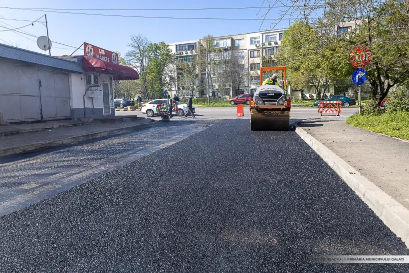 Trafic restricționat pe strada Ciprian Porumbescu din Galați pentru lucrări de modernizare