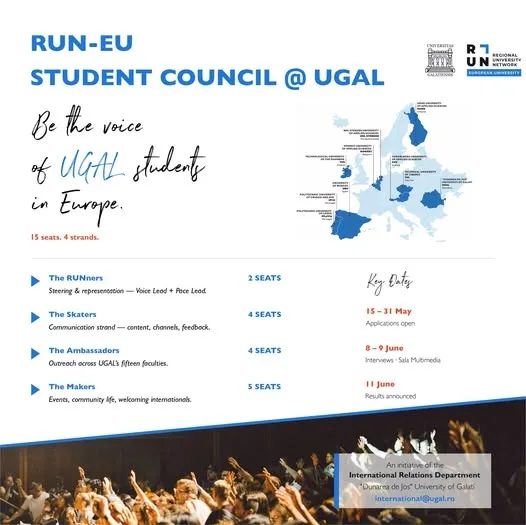 Fii vocea studenților UDJG în Europa!