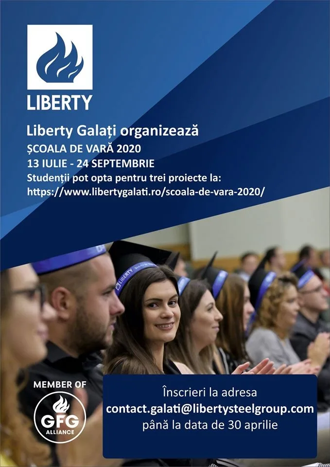 Internship Liberty Galați- start înscrieri