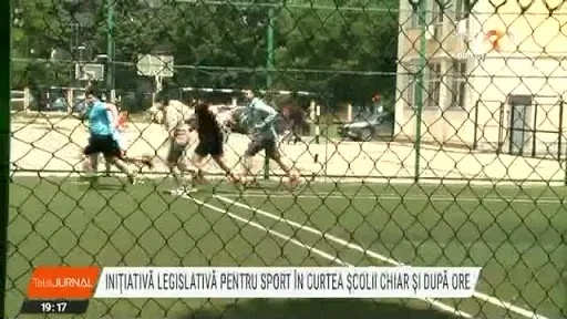 Inițiativă legislativă pentru sport în curtea școlii