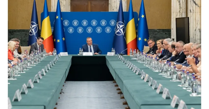 Ciucă a prezidat reuniunea Consiliului Naţional Tripartit pentru Dialog Social. Discuţiile au vizat securitatea alimentară