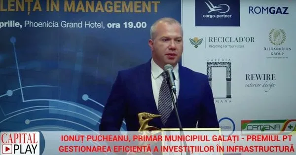 Primăria Galați, premiată în cadrul „Galei Capital Excelența în Management”