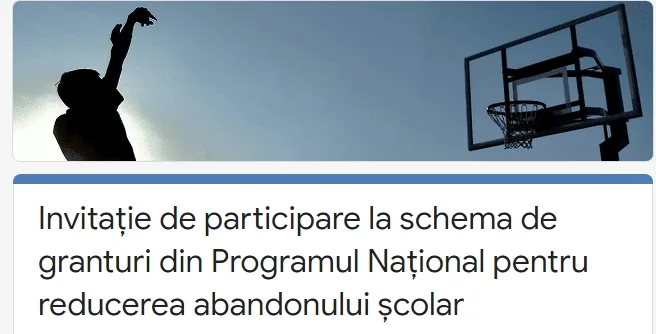 Granturi pentru reducerea abandonului școlar, runda a II-a