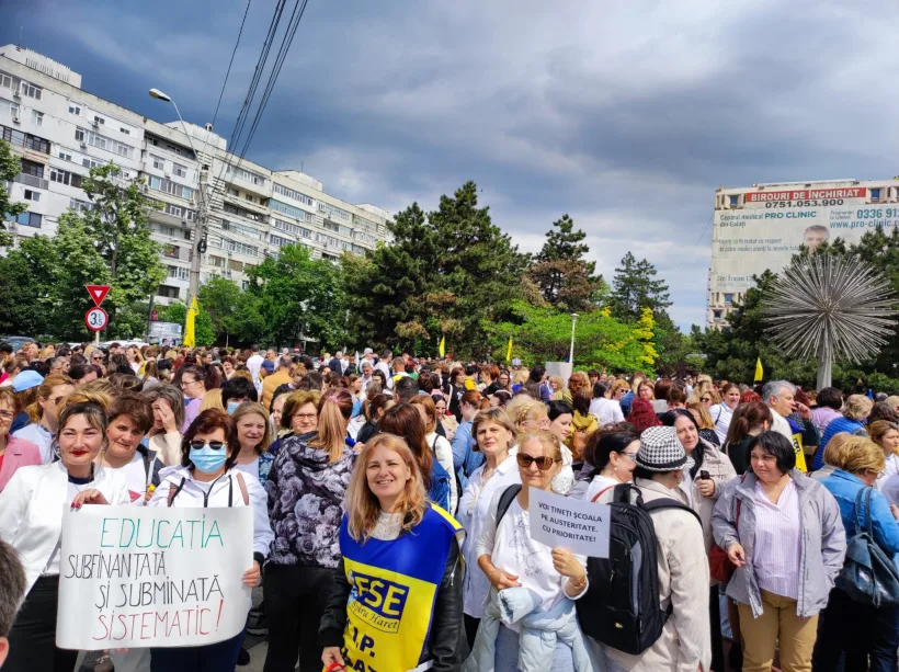 Greva din învățământ continuă:„Nu ne mai trimiteți la clase! Schimbați-vă discursul!”