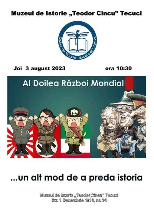 Al Doilea Război Mondial – un alt mod de a preda istorie, la Tecuci, în județul Galați