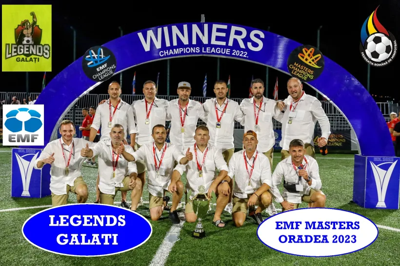 Legends Galați reprezintă România în EMF Champions League Masters