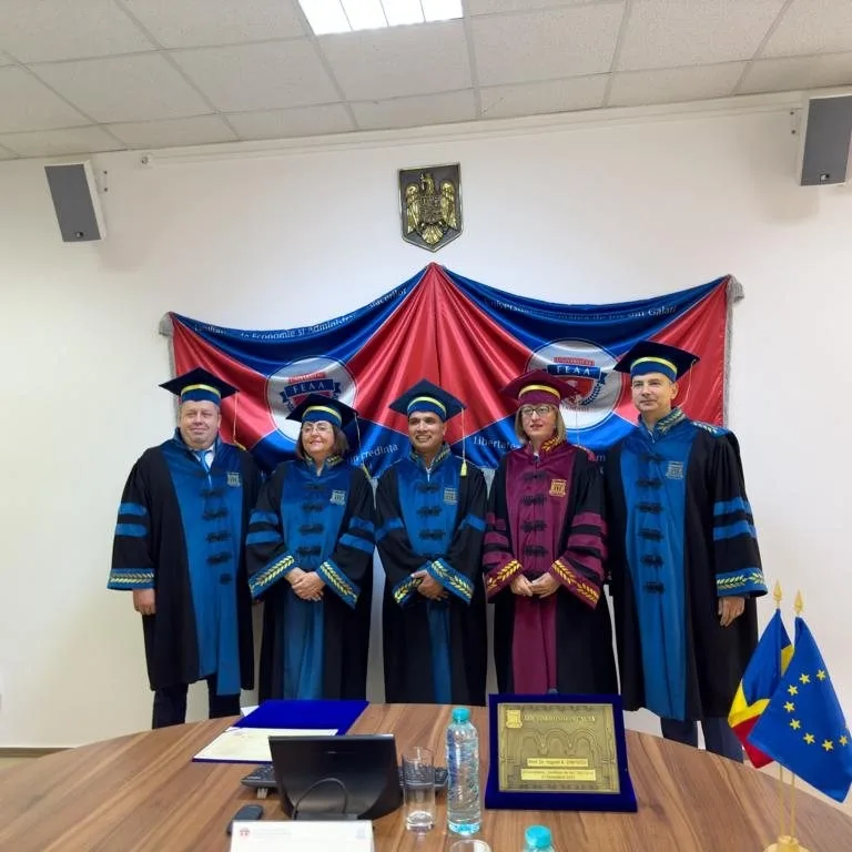UDJG: Titlul de doctor honoris causa unui profesor de la School of Management Swansea University, Marea Britanie.