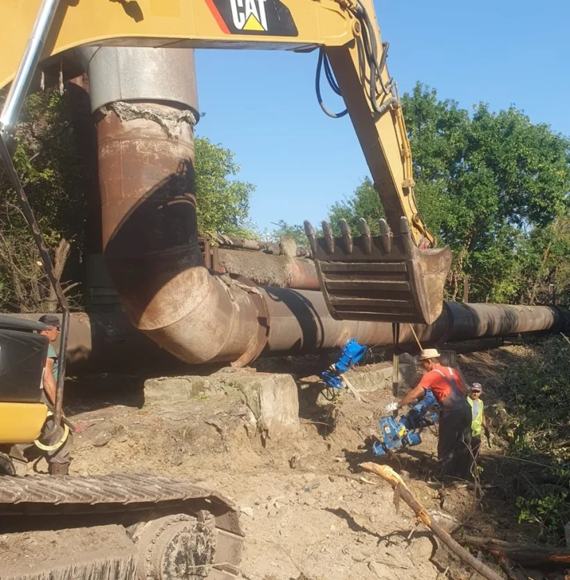 Lucrări de maximă urgență pentru protejarea alimentării cu apă a municipiului Galați
