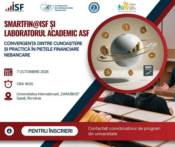 Seminarul SmartFIN@ISF la Universitatea Internațională "Danubius" Galați