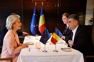 Premierul Marcel Ciolacu, discuții cu preşedinta Comisiei Europene, Ursula von der Leyen
