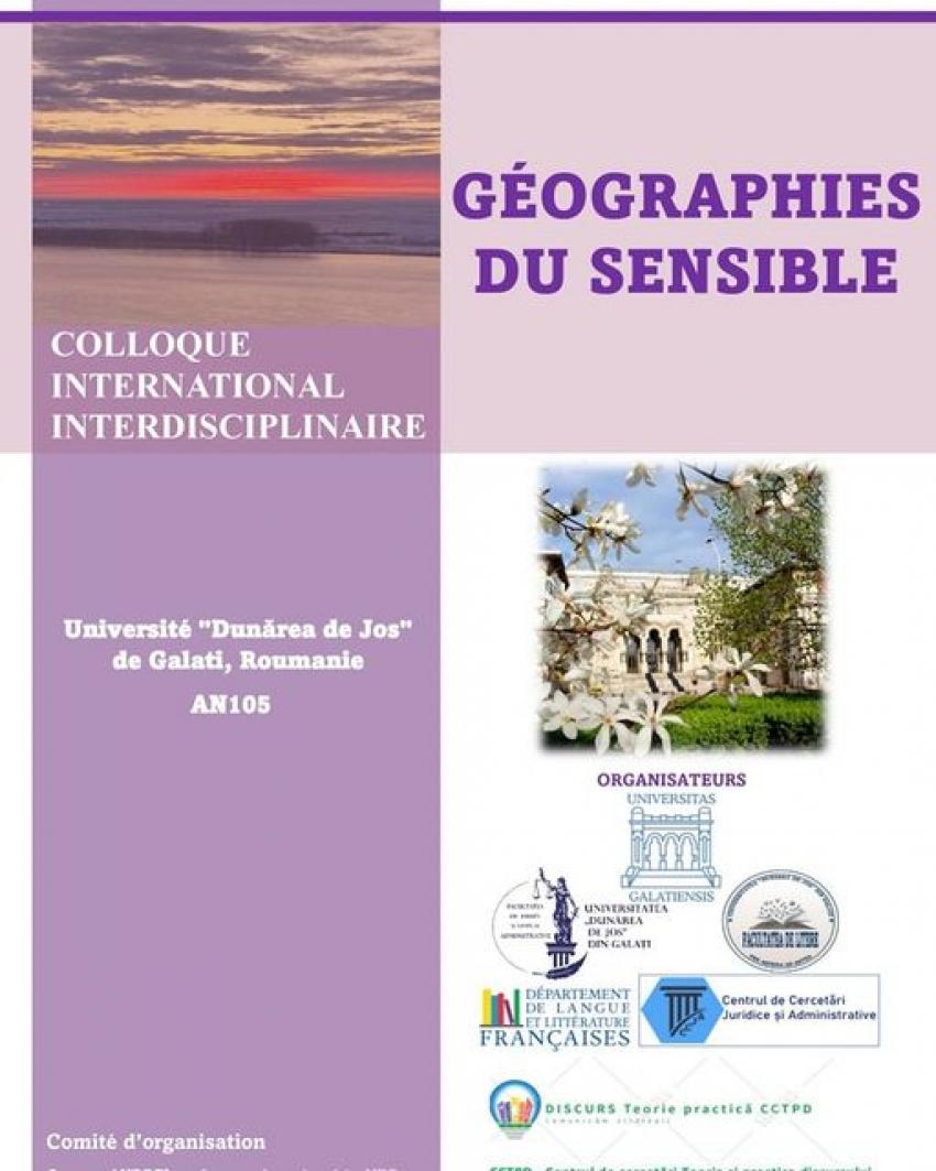 Colocviu internațional interdisciplinar ”GÉOGRAPHIES DU SENSIBLE”