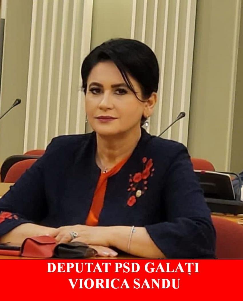 Deputatul Viorica Sandu: PSD și-a asumat răspunderea guvernării și oferă rezultate concrete