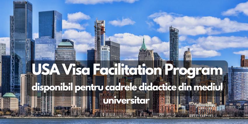 Profesorii universitari români pot călători mai ușor în SUA, printr-un program de vize facilitat de VISA